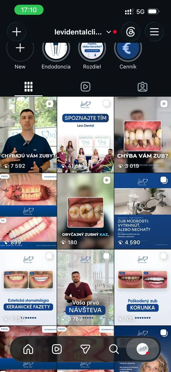 Контент для соцсетей - оформление ленты Instagram с единой визуальной сеткой
